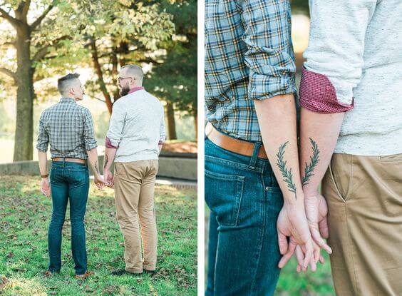 Matching tattoo for gays