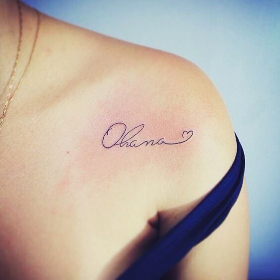 Ohana Tattoo: its meaning and 20+ Cool Ohana Tattoo Ideas