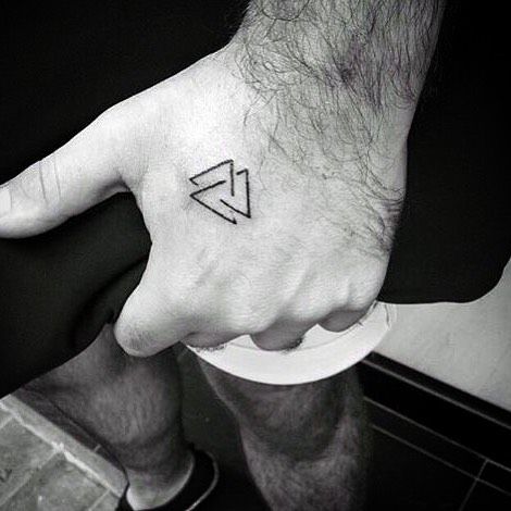 Small Triangles Tattoo