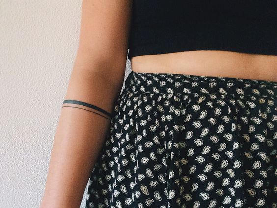 Armband tattoo for girls