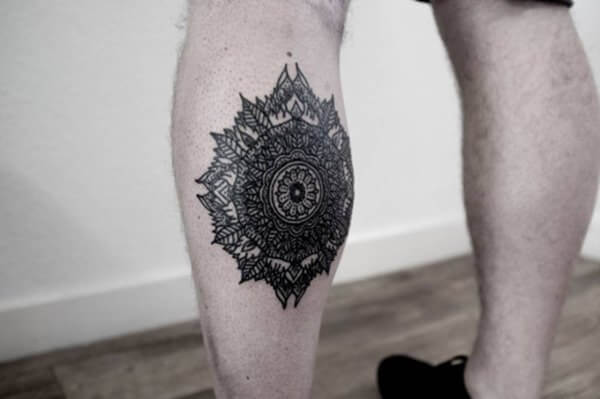 Mandala tattoo by tattooist Waden Schwarz