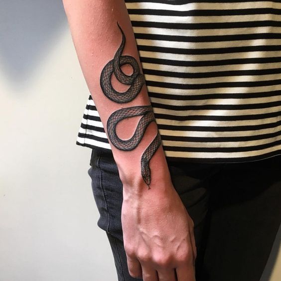 40 Best Snake Arm Tattoo Design Ideas  PetPress  Free hand tattoo Snake  tattoo design Tattoos