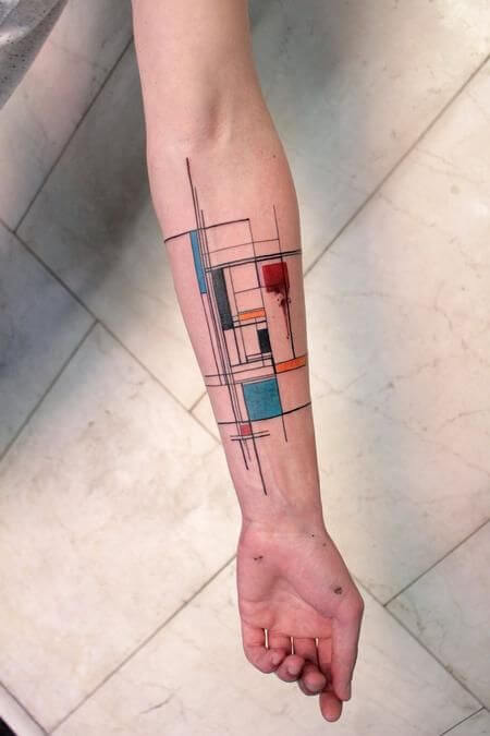 Abstract Tattoos: 50 Beautiful Abstract Design Ideas for Your Inspiration