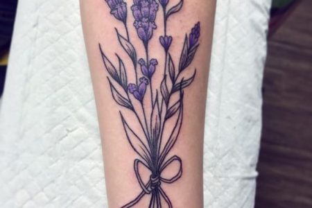 Lavender Tattoo Meaning And 40 Most Beautiful Ideas For Women