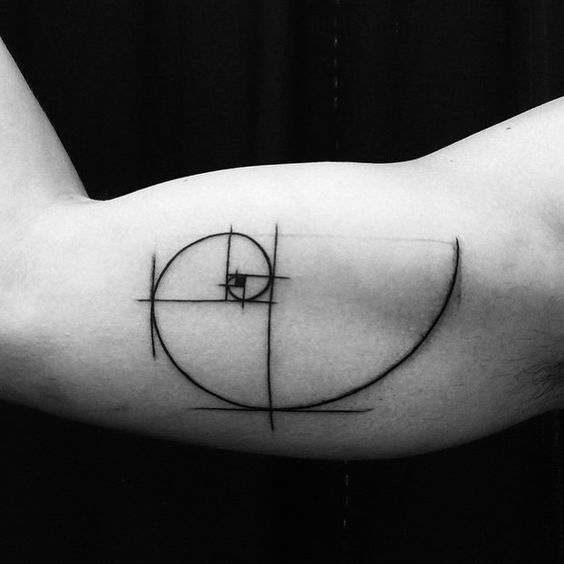 Golden Ratio Tattoo 30 Ideas Of The Most Mystical Symbol In Our Universe