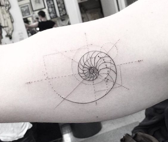 Golden Ratio Tattoo 30 Ideas Of The Most Mystical Symbol In Our Universe