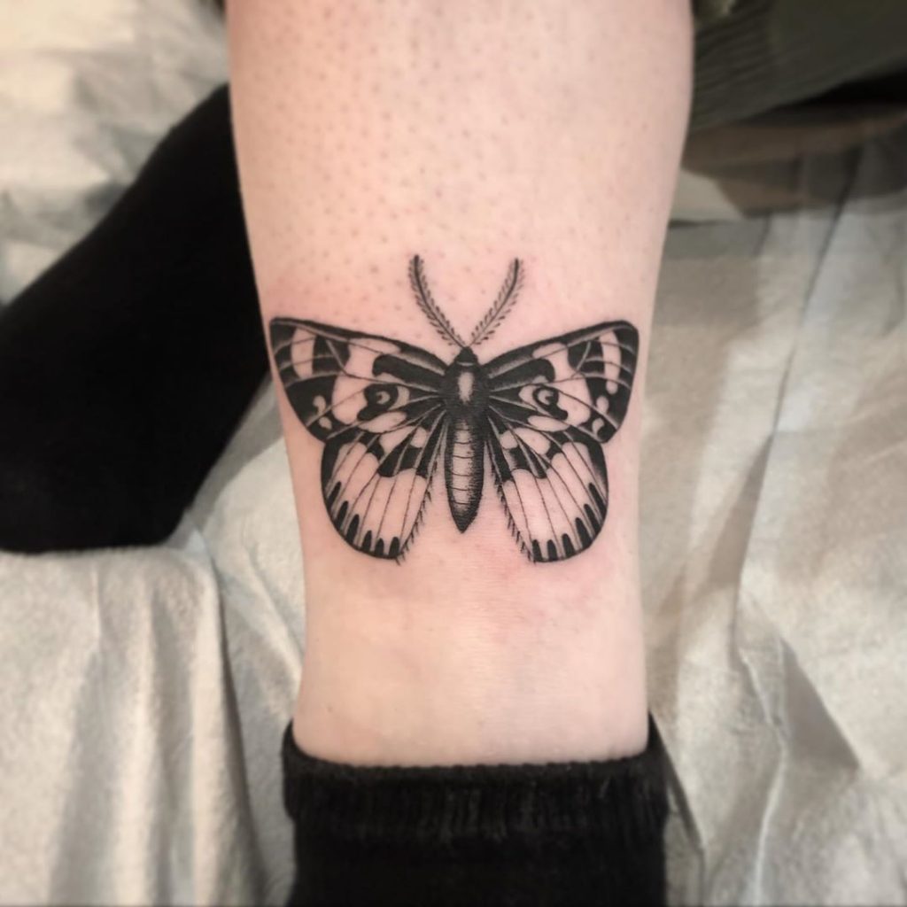 Moth by Olivia Tattoo