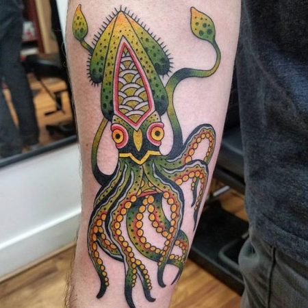 Squid Tattoo Ideas That Reveal The Beauty Of These Magnificent Animals