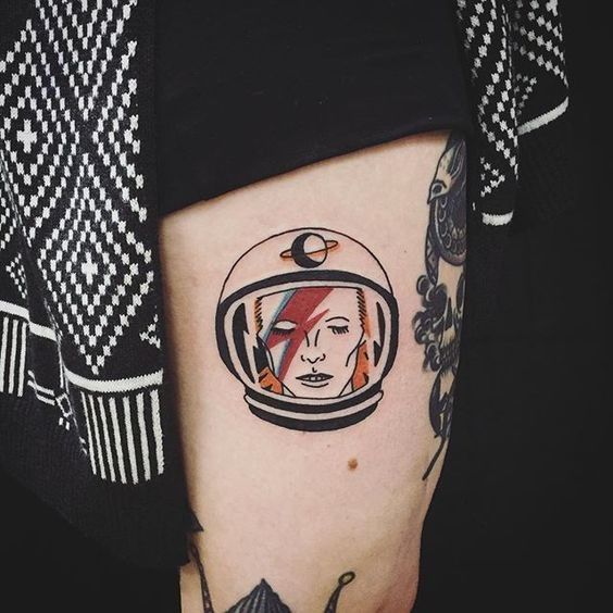 Space oddity david bowie tattoo