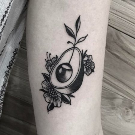 Avocado Tattoo Ideas For Healthy And Spiritually Minded People🥑