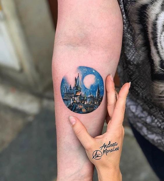 Hogwarts school of witchcraft and wizardry tattoo
