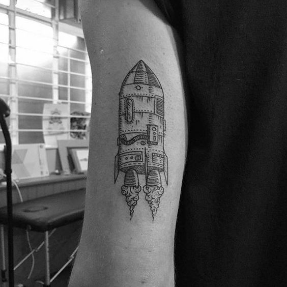 Rocket tattoo