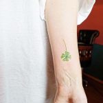 Four Leaf Clover Tattoo Ideas To Attract The Good Luck 🍀