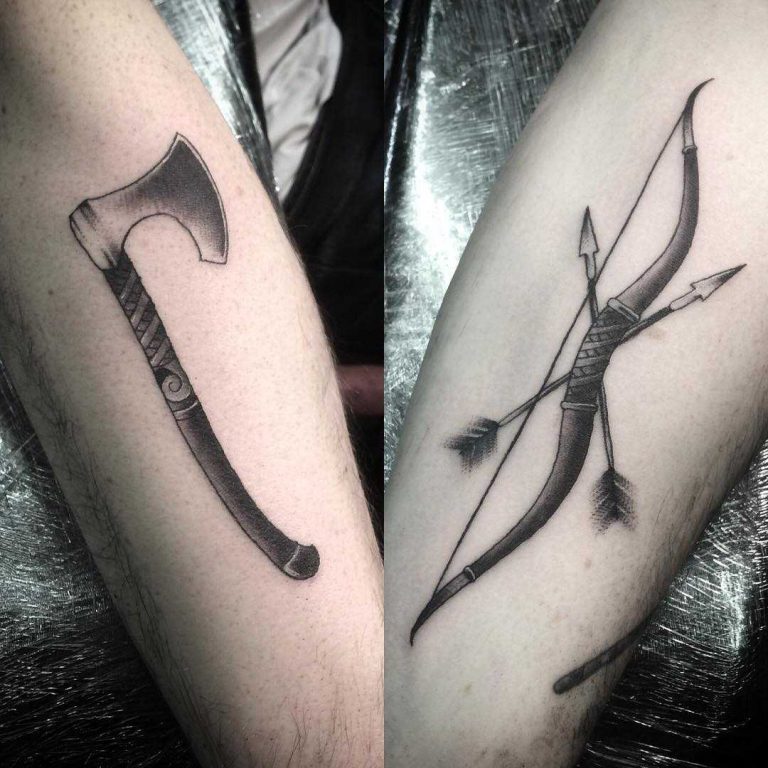 Bow And Arrow Tattoo Ideas For Passionate People🏹