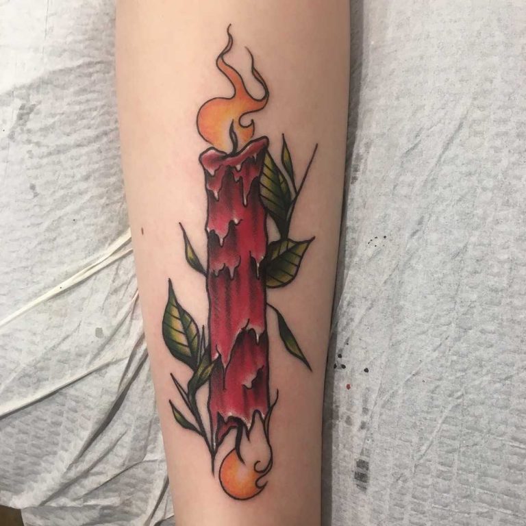 Candle Tattoo Ideas That Will Remind You Of The Eternal Presence 🕯️