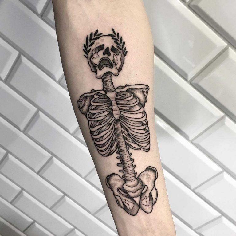 Skeleton Tattoo Ideas That Will Make You Feel Fragile ☠
