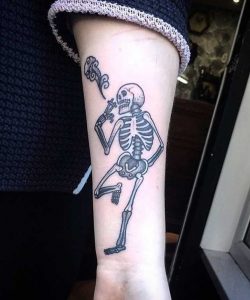 Skeleton Tattoo Ideas That Will Make You Feel Fragile ☠