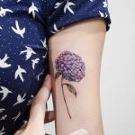 Hydrangea tattoo – meanings and most beautiful ideas